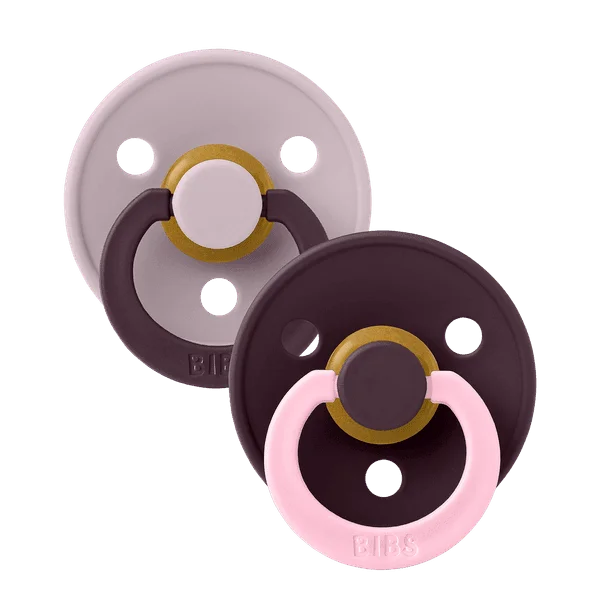 Φωτογραφία προϊόντος: BIBS ΣΕΤ ΠΙΠΙΛΕΣ 2ΤΜΧ COLOUR FUSION DUSKY LILAC/PLUM – ΣΤΡΟΓΓΥΛΗ No1