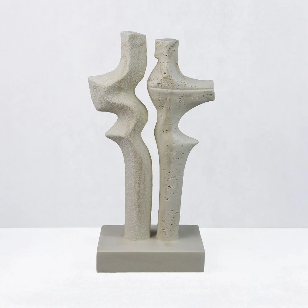 Φωτογραφία προϊόντος: DUET I ΔΙΑΚΟΣΜΗΤΙΚΟ 16x9x31.5cm RESIN ΜΠΕΖ