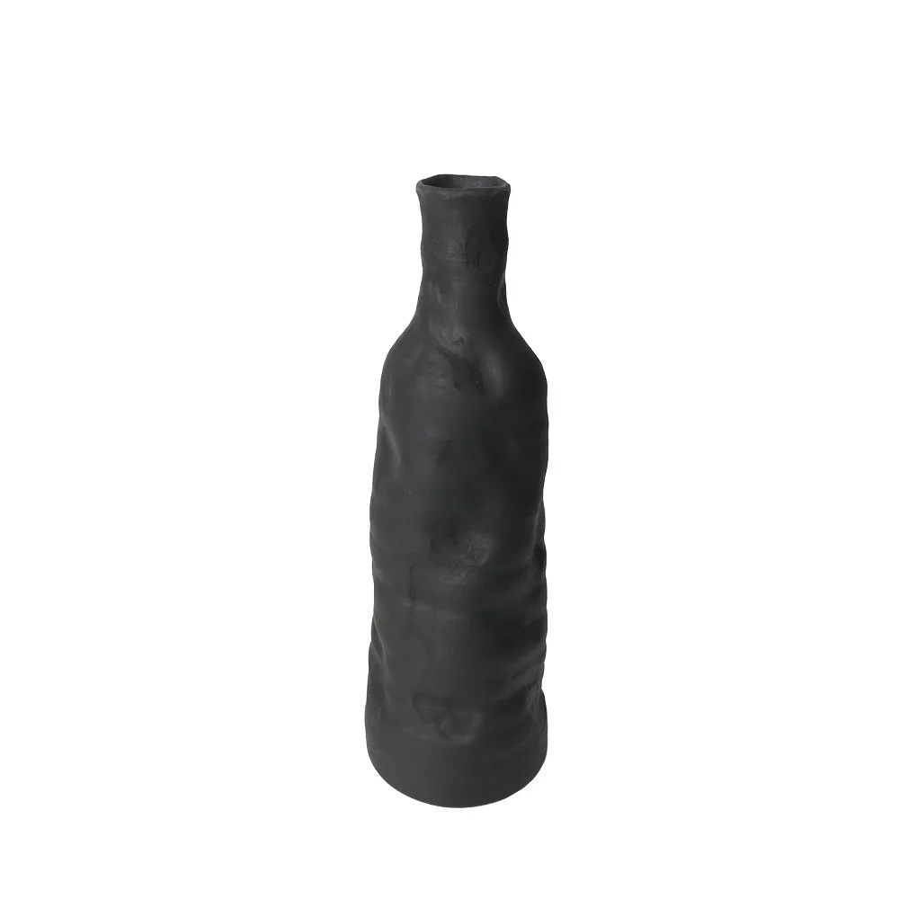 Φωτογραφία προϊόντος: ORENDA ΒΑΖΟ 14.3x14.3x43.7cm ΚΕΡΑΜΙΚΟ ΜΑΥΡΟ