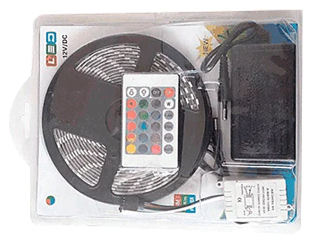 Φωτογραφία προϊόντος: Σετ Ταινία LED 5m RGB 4.8W/m DC:12V IP45