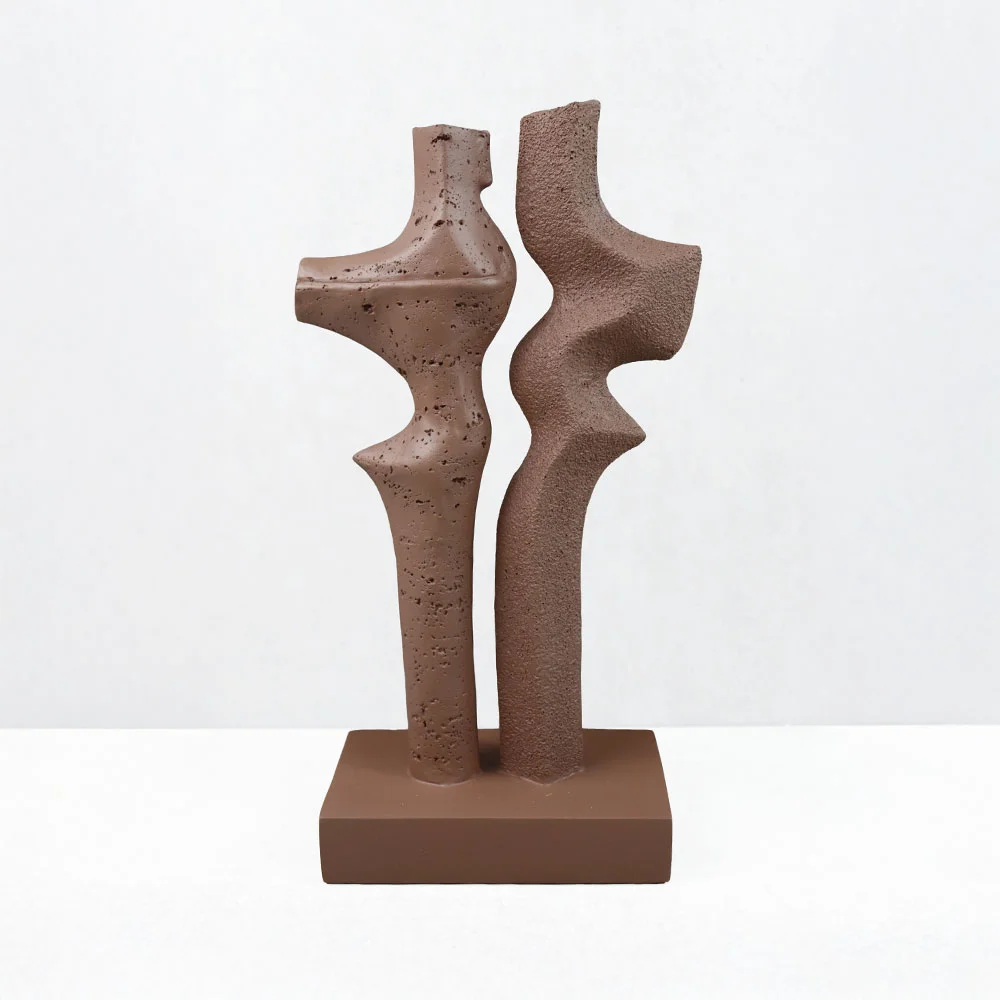 Φωτογραφία προϊόντος: DUET I ΔΙΑΚΟΣΜΗΤΙΚΟ 16x9x31.5cm RESIN ΚΑΦΕ