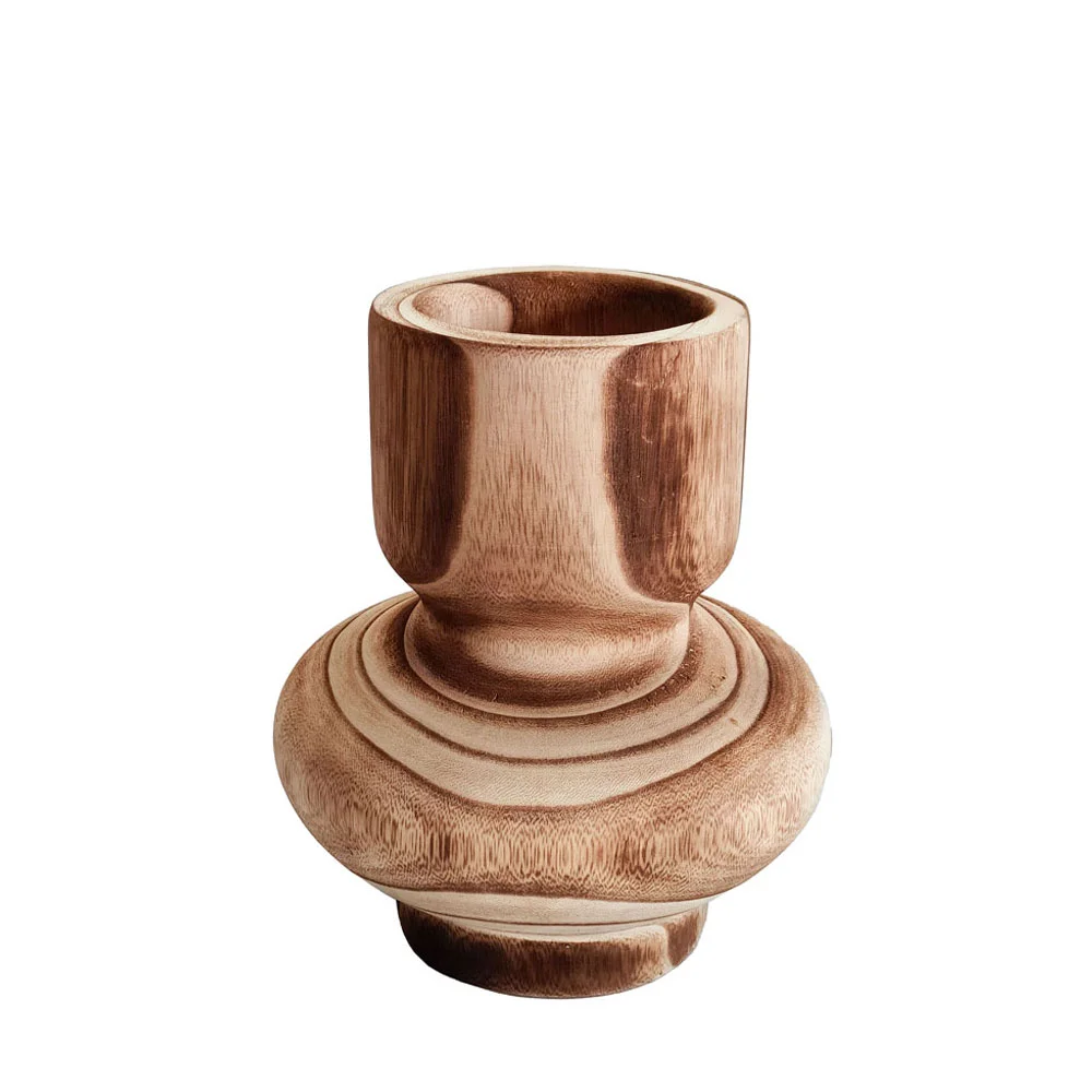 Φωτογραφία προϊόντος: KENGO ΒΑΖΟ 13x13x20cm ΞΥΛΟ ΦΥΣΙΚΟ