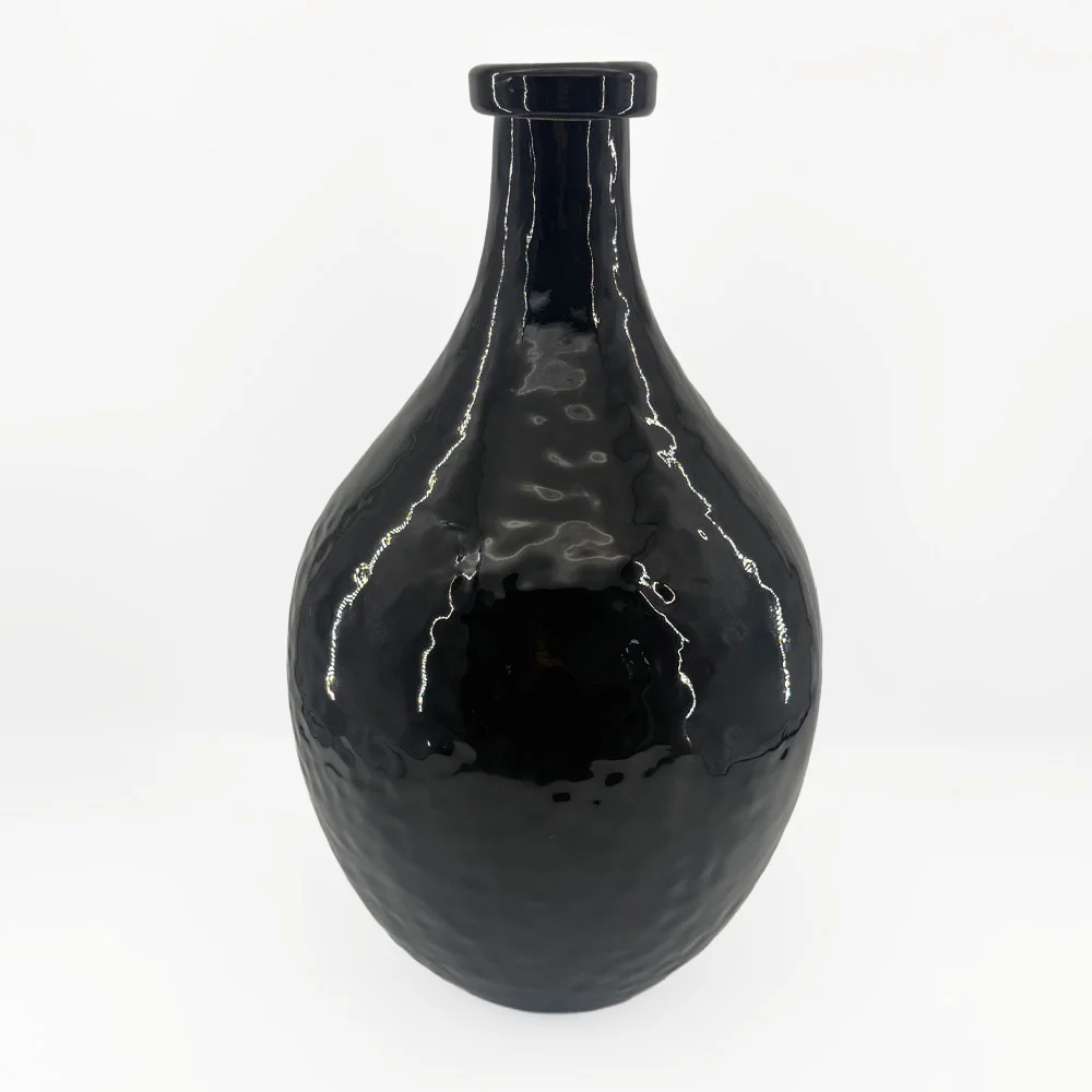 Φωτογραφία προϊόντος: FLACON ΒΑΖΟ 27.5x27.5x46cm ΓΥΑΛΙ ΜΑΥΡΟ