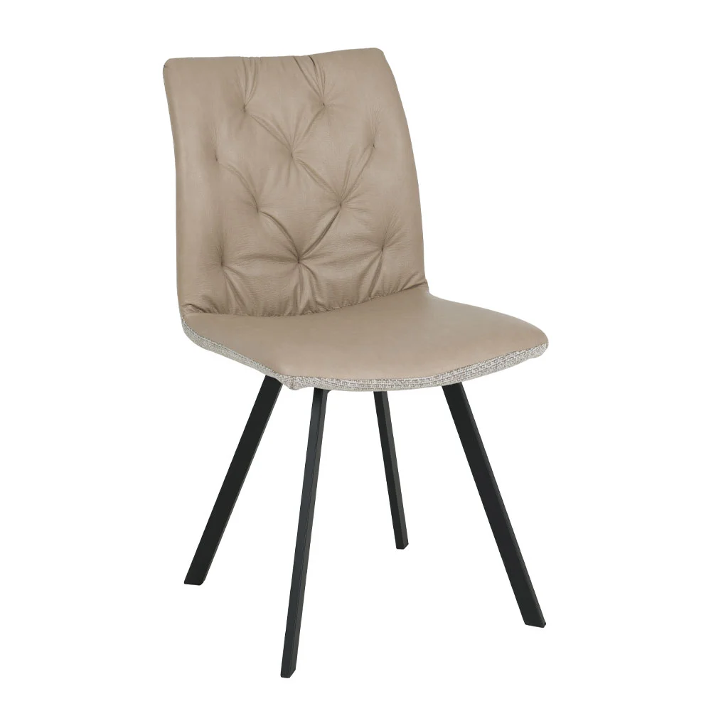 Φωτογραφία προϊόντος: DUE FACCE ΚΑΡΕΚΛΑ LATTE BEIGE ΜΑΥΡΟ 60x46x88cm