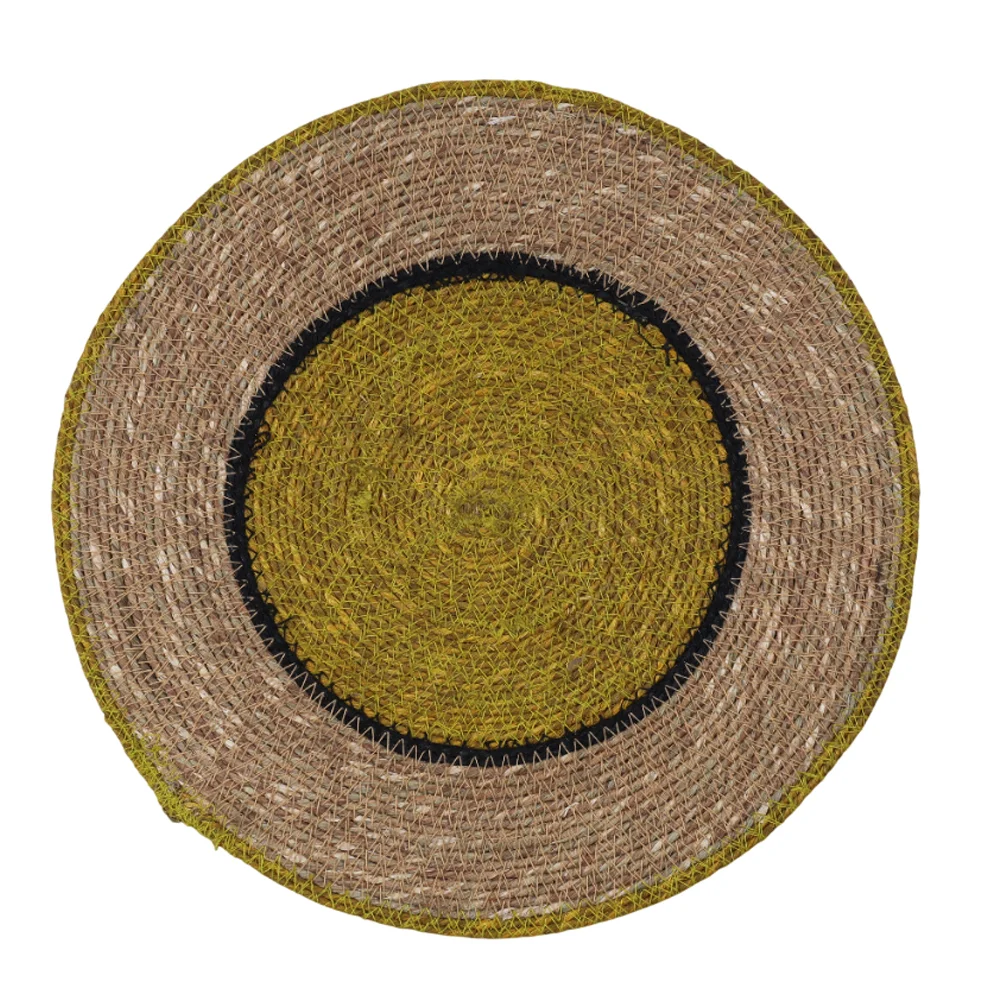 Φωτογραφία προϊόντος: NAIYA ΣΟΥΠΛΑ 36x36cm SEAGRASS ΦΥΣΙΚΟ ΛΑΔΙ ΜΑΥΡΟ