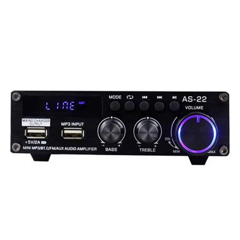 Φωτογραφία προϊόντος: Blitzwolf Ενισχυτής Ήχου AS-22, 45W, Bluetooth 5.0, USB με Τηλεχειριστήριο (Μαύρο)