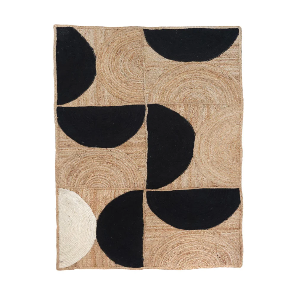 Φωτογραφία προϊόντος: BELLEZZA A ΧΑΛΙ 210x140cm ΓΙΟΥΤΑ ΜΠΕΖ ΜΑΥΡΟ ΛΕΥΚΟ