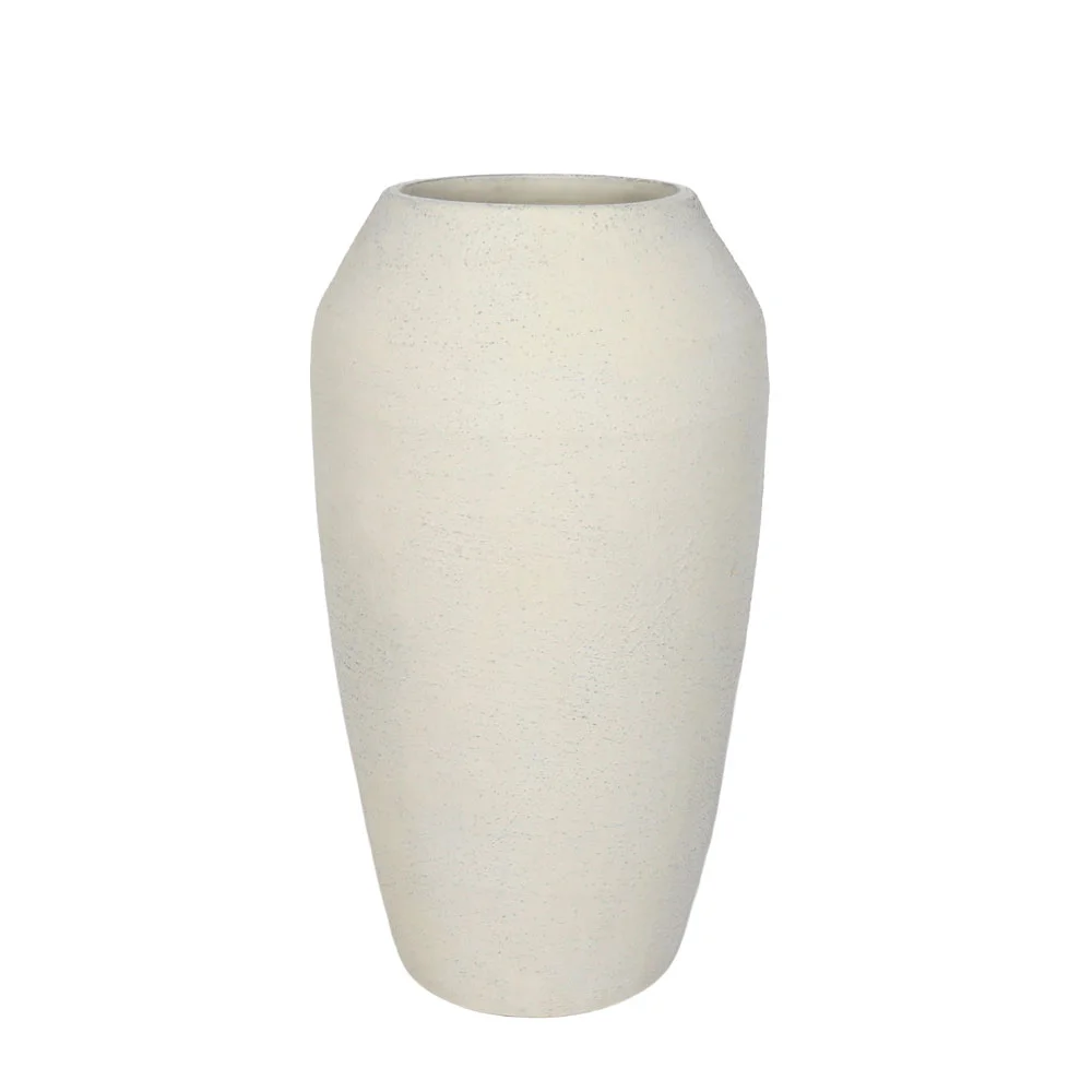 Φωτογραφία προϊόντος: ASH ΒΑΖΟ 23.5x23.5x42cm ΚΕΡΑΜΙΚΟ ΑΣΠΡΟ