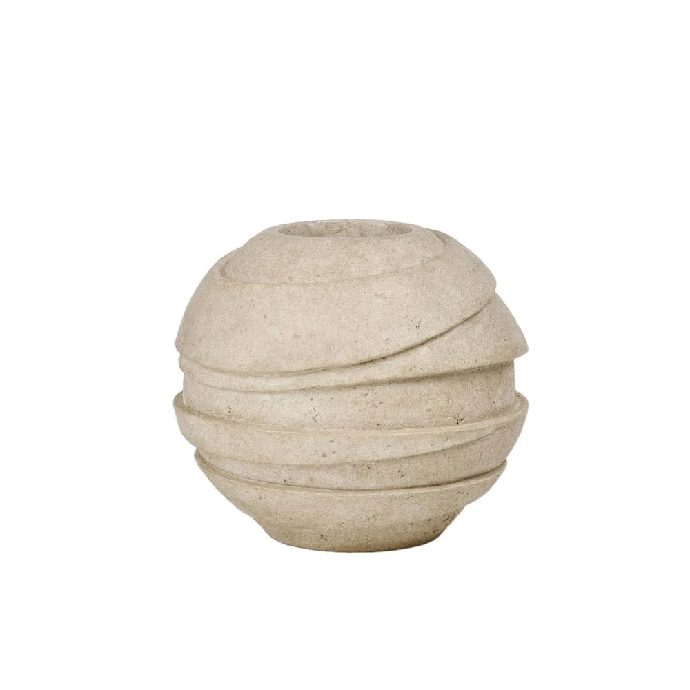 Φωτογραφία προϊόντος: GLOBO ΒΑΖΟ 25.5x25.5x21.7cm RESIN ΜΠΕΖ