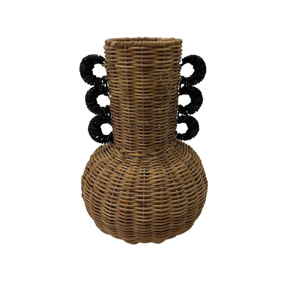 Φωτογραφία προϊόντος: ARUNDO ΒΑΖΟ 24x24x35cm RATTAN ΦΥΣΙΚΟ ΦΥΣΙΚΟ ΜΑΥΡΟ