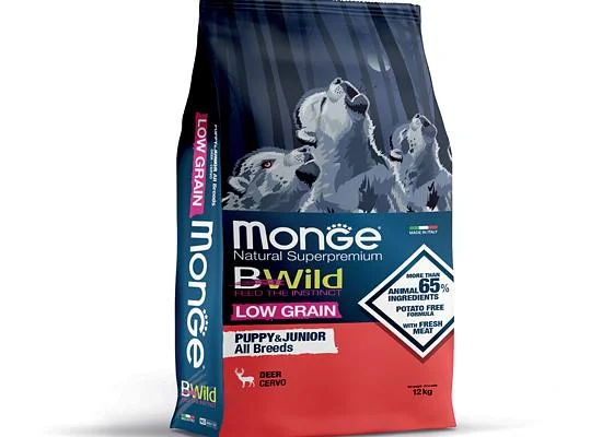 Φωτογραφία προϊόντος: Monge Bwild Puppy & Junior Deer 12kgr