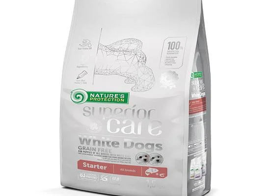Φωτογραφία προϊόντος: Nature's Protection SUPERIOR CARE WHITE DOGS GRAIN FREE STARTER 10kgr