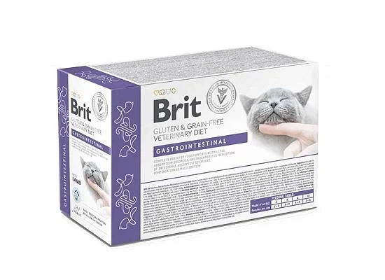 Φωτογραφία προϊόντος: Brit Vetenirary Diets Grain Free Cat Fillets in Gravy Gastrointestinal Φακελάκια 12 x 85gr