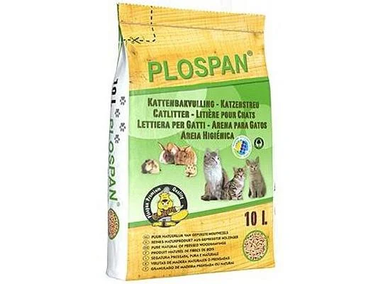 Φωτογραφία προϊόντος: Plospan Pellet υπόστρωμα γάτας και τρωκτικών. 10L