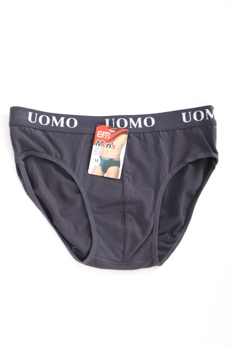 Φωτογραφία προϊόντος: Ανδρικό Σλιπ UOMO Plus size GREY COLOUR SEEG610PLUS-4