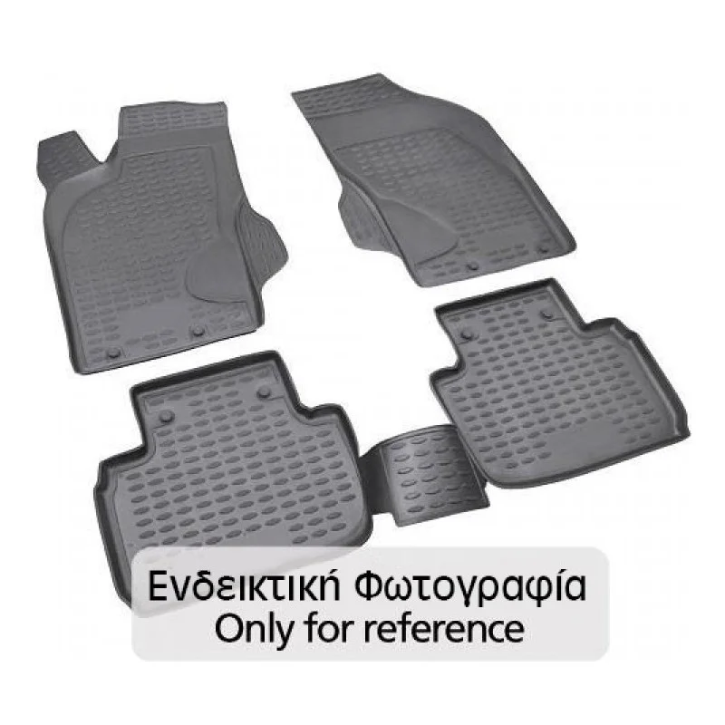 Φωτογραφία προϊόντος: Novline MAZDA 2 2007-2014 ΠΑΤ.ΜΑΡΚ.ΛΑΣΤΙΧΟ ΣΚΑΦΑΚΙΑ (ΜΑΥΡΑ) - 4 ΤΕΜ.