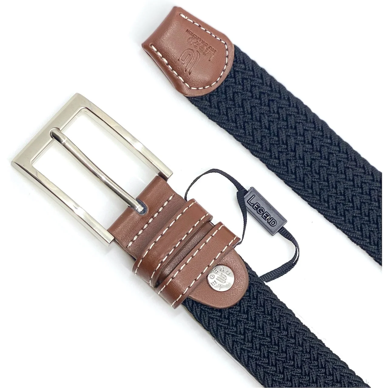 Φωτογραφία προϊόντος: Legend Accessories Ελαστική πλεχτή ζώνη LEGEND LGD-18-A Black