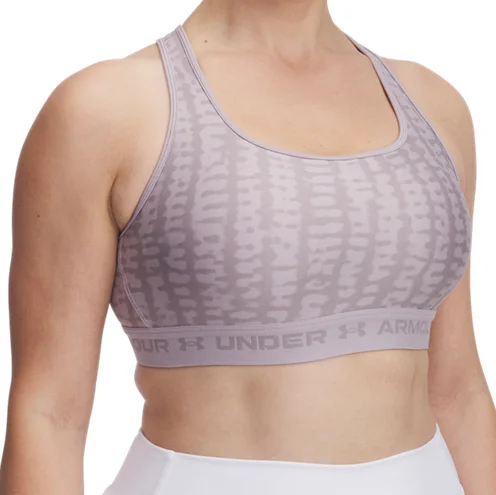 Φωτογραφία προϊόντος: Under Armour UA W Crossback Mid Print (1361042-011) ΜΠΟΥΣΤΟ