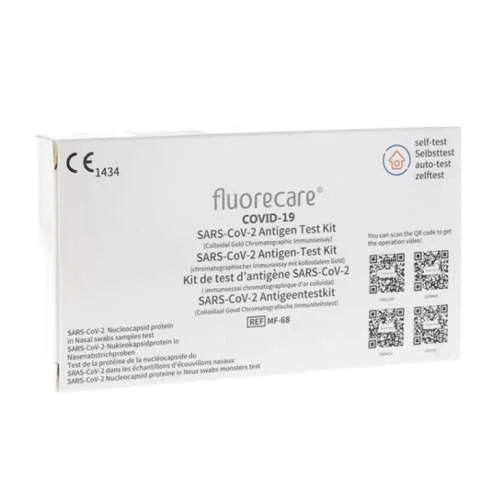 Φωτογραφία προϊόντος: Natural Care Fluorecare Rapid Test Ανίχνευσης Covid 19 Γρίπης Αβ Rsv 1 Τεμάχιο