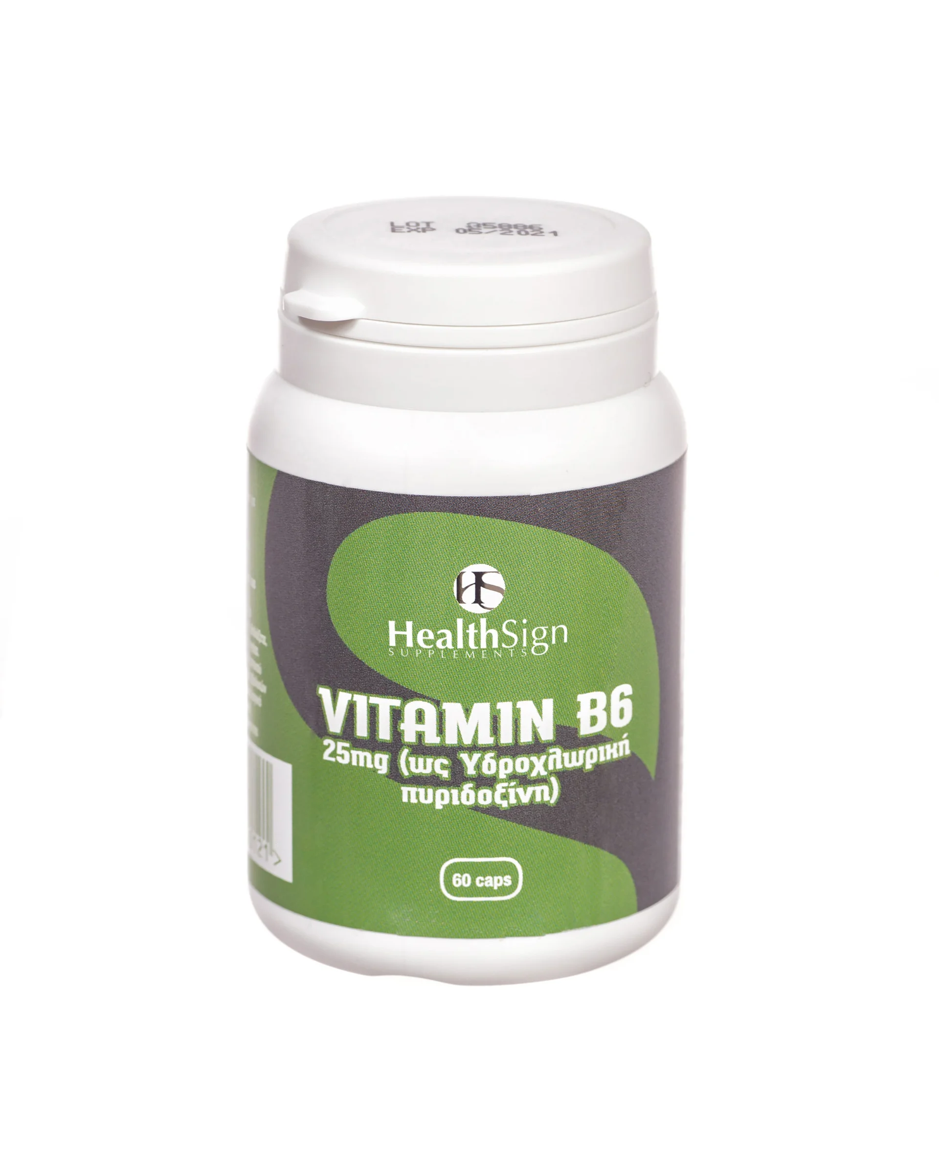 Φωτογραφία προϊόντος: Health Sign Vitamin B6 25 mg 60 Tabs