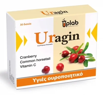 Φωτογραφία προϊόντος: Uragin tablets Granberry, Common horsetail +amp; Vitamin C