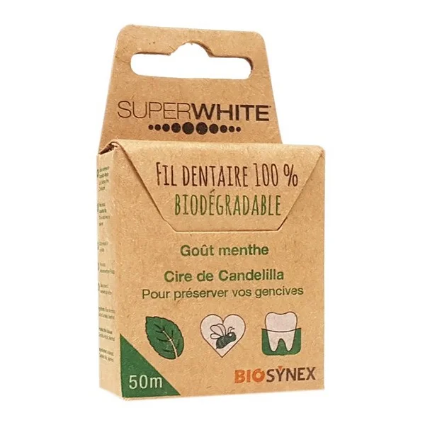 Φωτογραφία προϊόντος: SuperWhite Biodegradable οδοντικό νήμα