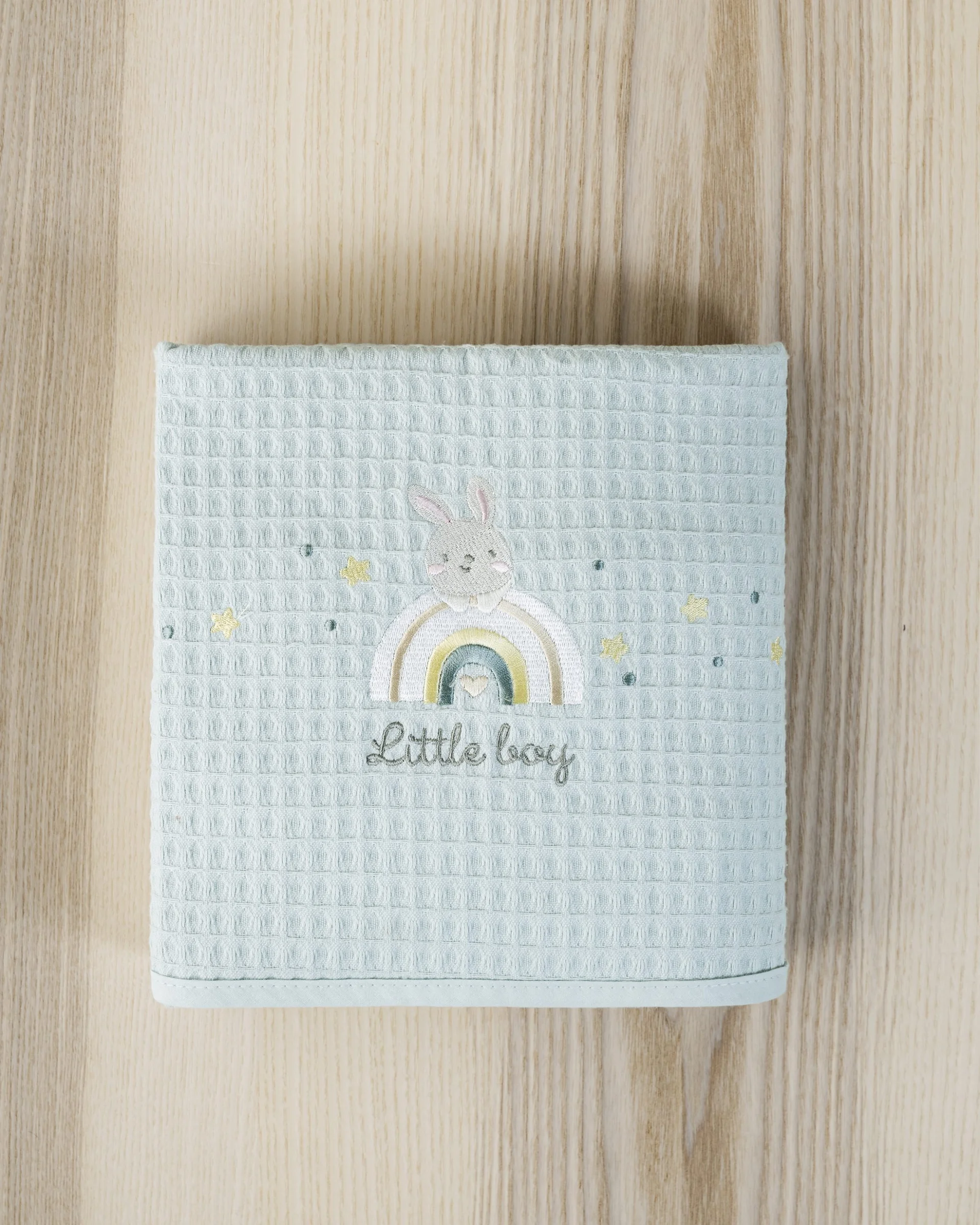 Φωτογραφία προϊόντος: Nima Bebe Κουβέρτα Πικέ 110x140 - Petit Bebe Μέντα, Σιέλ
