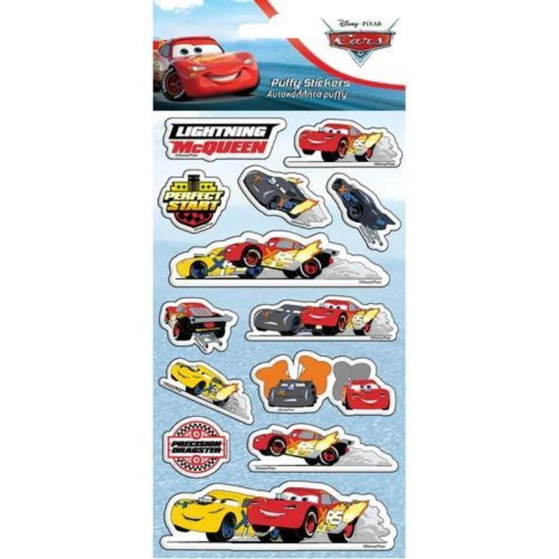 Φωτογραφία προϊόντος: DIAKAKIS ΑΥΤΟΚΟΛΛΗΤΑ PUFFY 10 Χ 12cm CARS (562571)