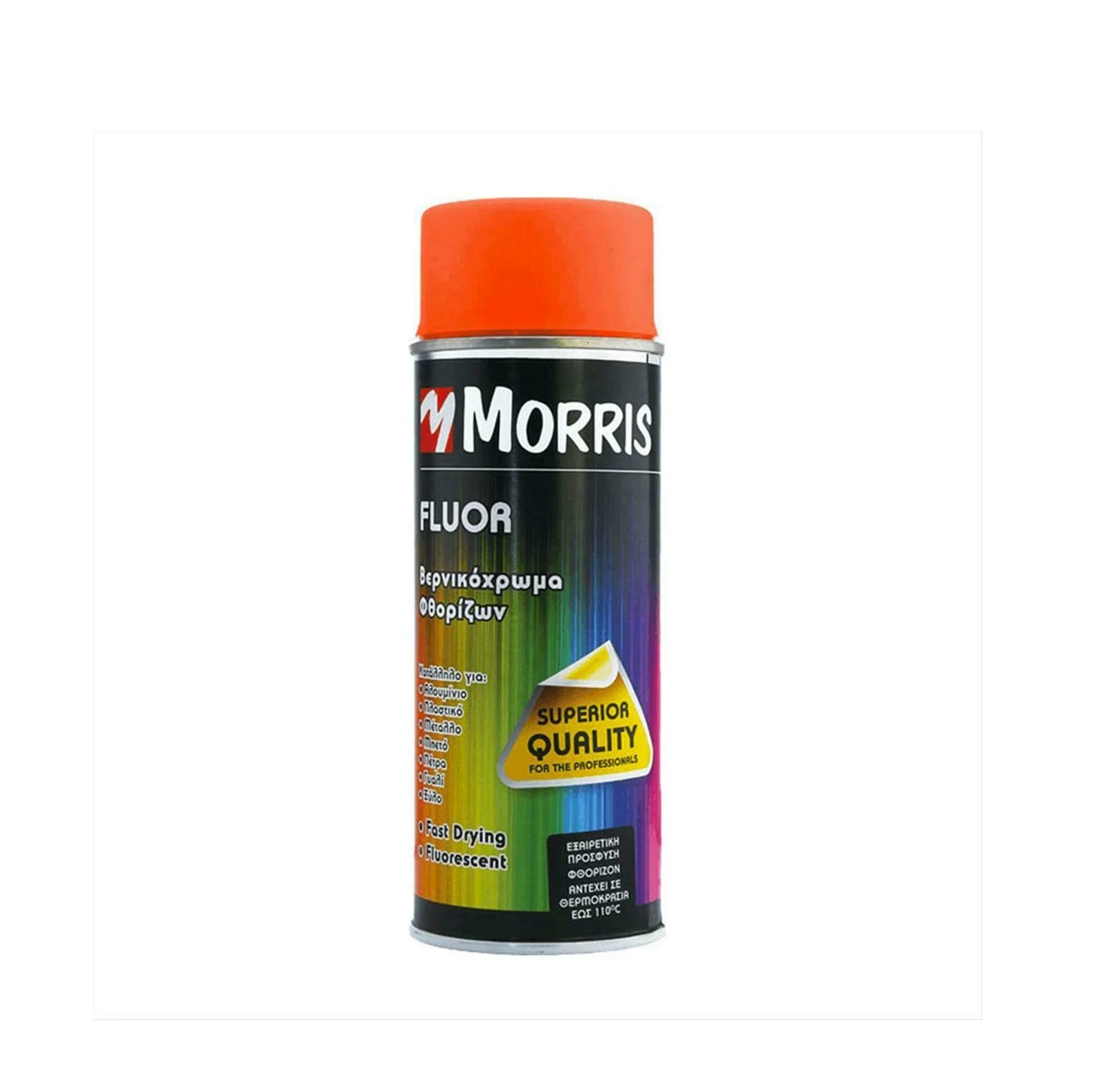 Φωτογραφία προϊόντος: Morris Φθορίζων Fluorescent Lacquer Σπρέι Βαφής 400ml Πορτοκαλί