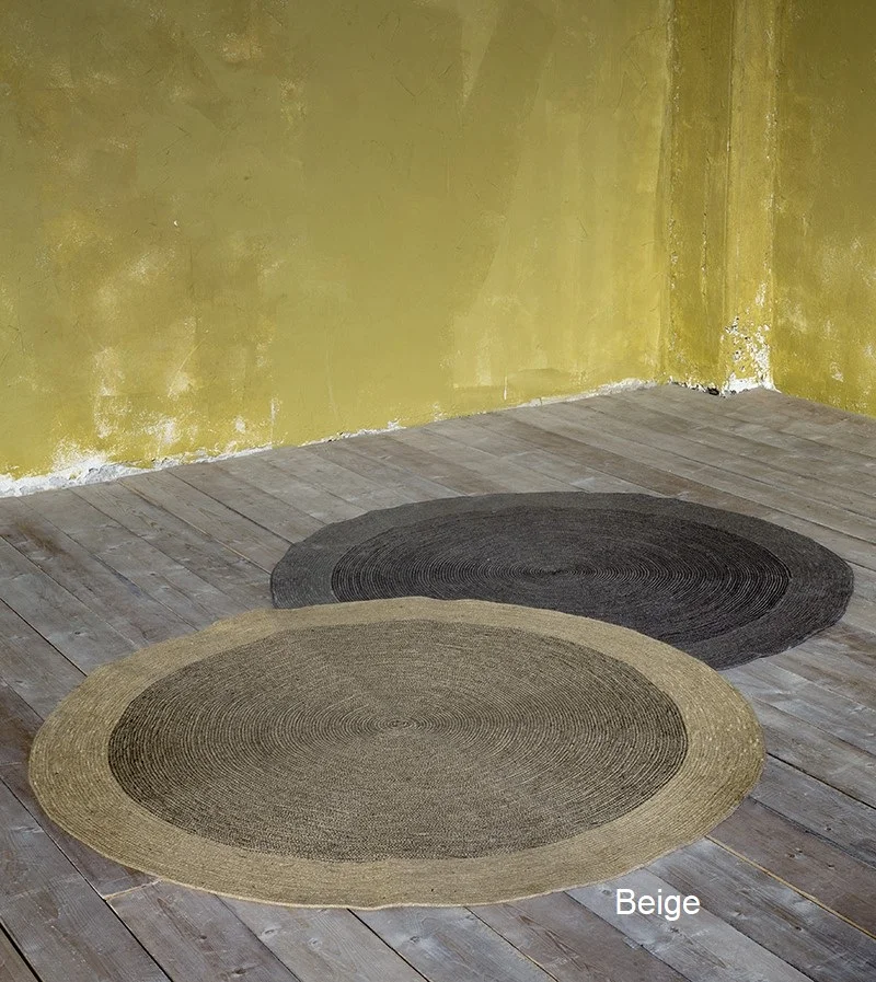 Φωτογραφία προϊόντος: Στρογγυλό Χαλί Δ150 Nima Bergren Beige 100% Jute