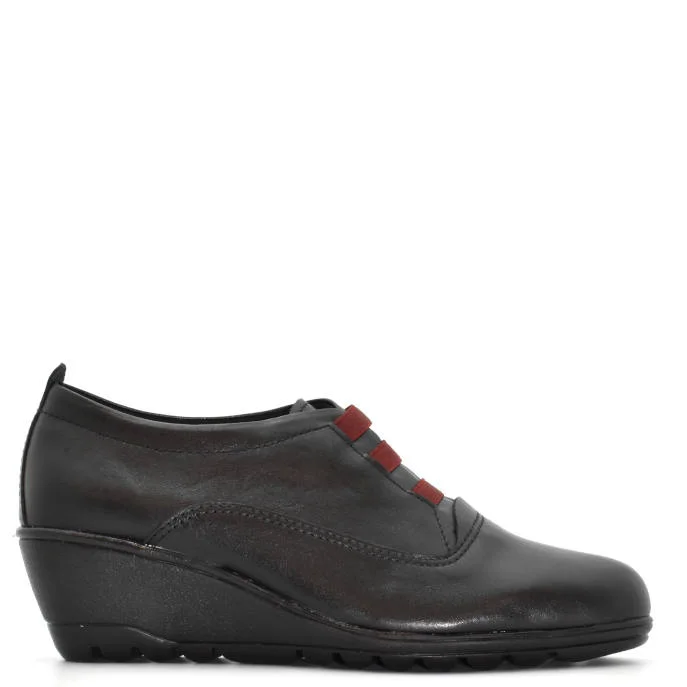 Φωτογραφία προϊόντος: NIKOLAS SHOES Nikolas Δερμάτινα Γυναικεία Μοκασίνια σε Μαύρο Χρώμα 204