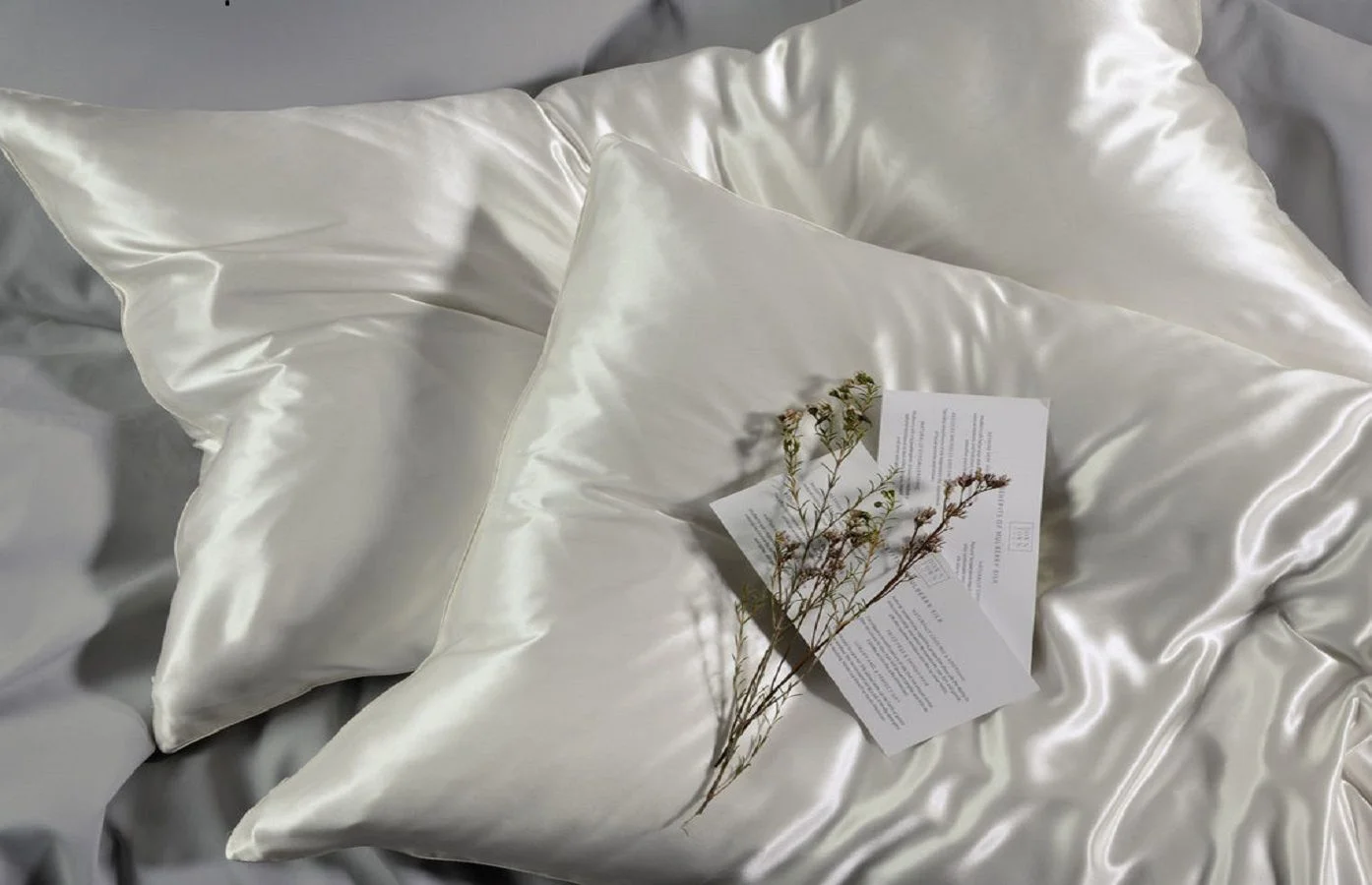 Φωτογραφία προϊόντος: Down Town 100% Mulberry Silk Μαξιλαροθήκη White (1τμχ)