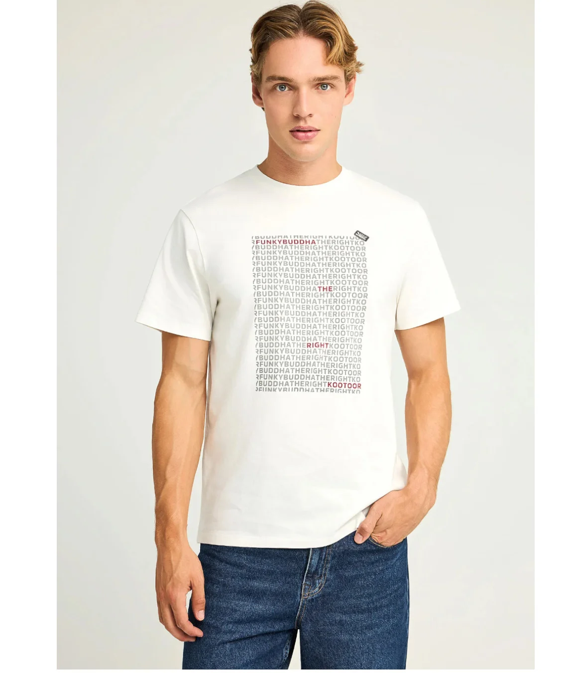 Φωτογραφία προϊόντος: FUNKY BUDDHA T-SHIRT ΜΕ ΤΥΠΩΜΑ FUNKY BUDDHA FBM012-016-04 OFF WHITE COLLECTION ΧΕΙΜΩΝΑΣ 2025
