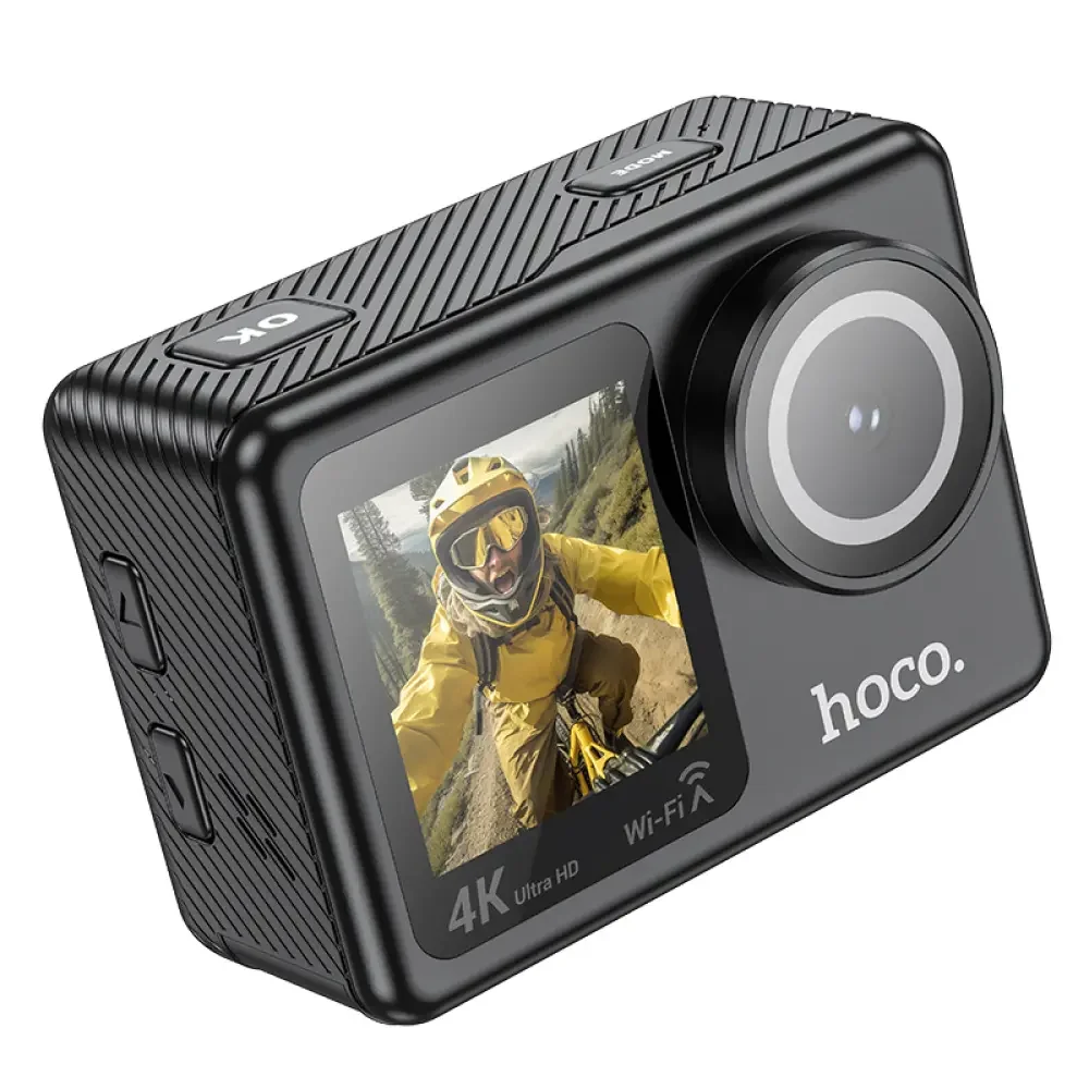 Φωτογραφία προϊόντος: Sports Camera Hoco DV101 2160p/30fps 4K 30M Waterproof (με Θήκη) με Wifi