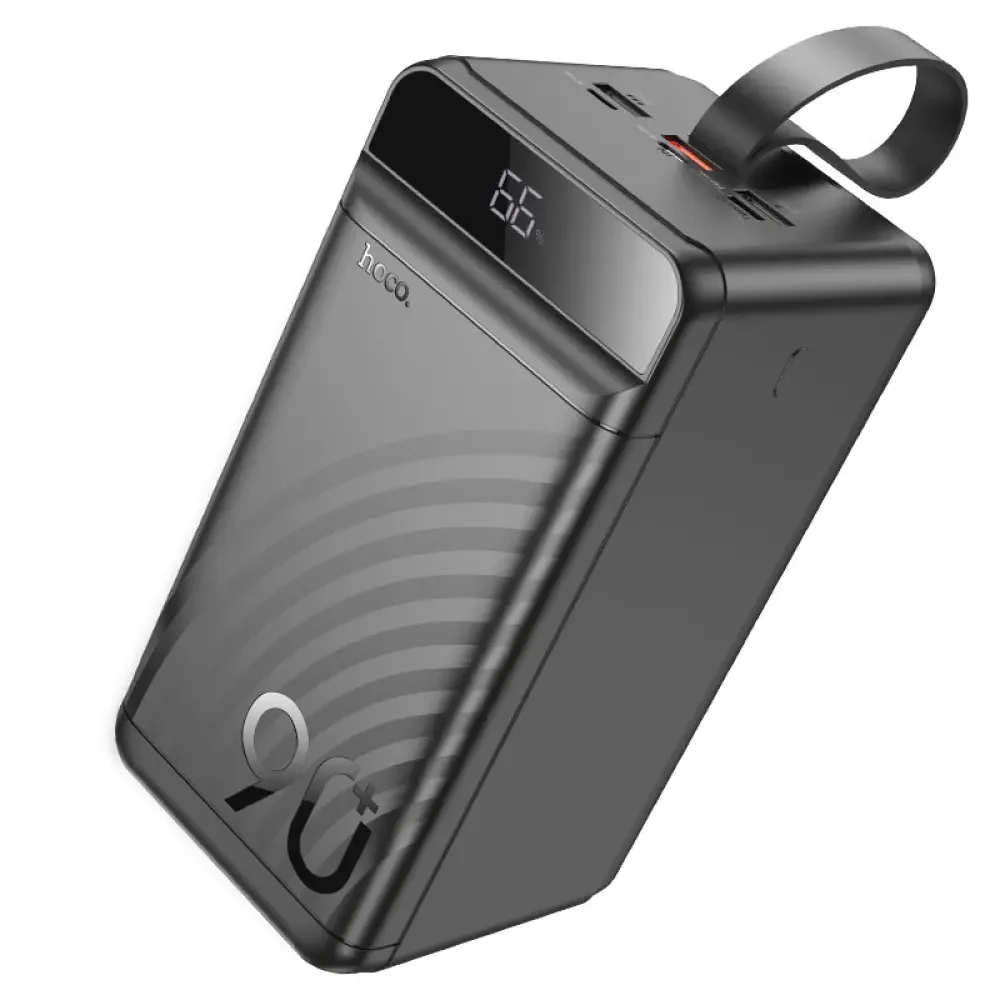 Φωτογραφία προϊόντος: Power Bank Hoco J123D Element 90000mAh με Φακό PD3.0, PD20W, QC3.0, QC2.0 με 3xUSB-A και USB-C Μαύρο