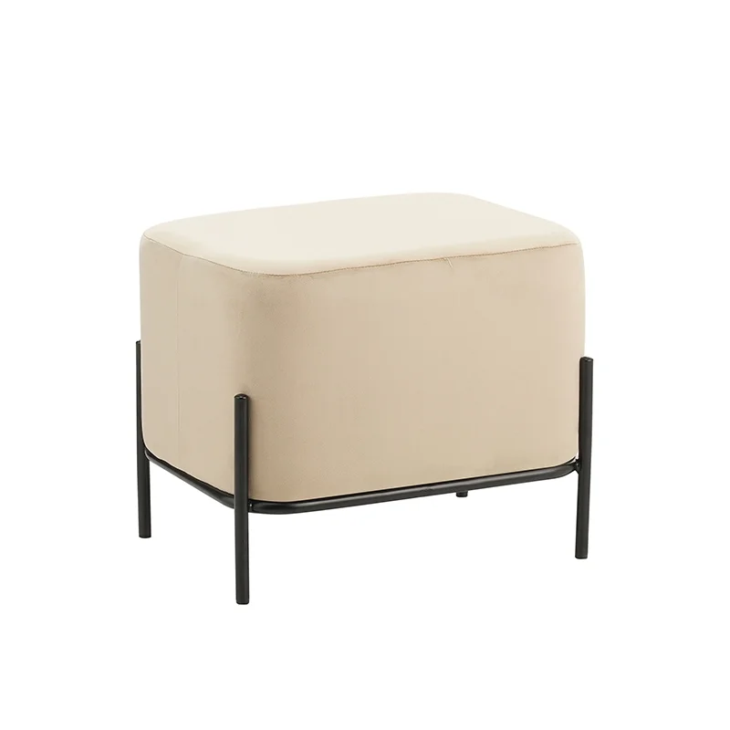 Φωτογραφία προϊόντος: Zita Plus BELLA/L ΣΚΑΜΠΟ BEIGE VELVET ΥΦΑΣΜΑ 48X37Χ39εκ.