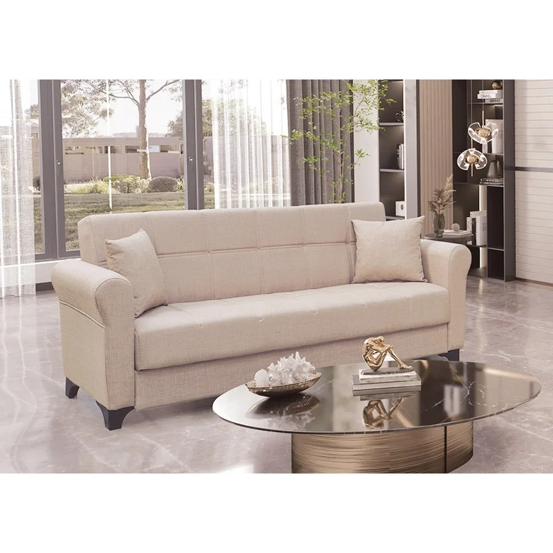 Φωτογραφία προϊόντος: Zita Plus AZUR LIGHT BROWN ΥΦΑΣΜΑ 3ΘΕΣΙΟΣ ΚΑΝΑΠΕΣ/ΚΡΕΒΑΤΙ ΜΕ ΑΠΟΘ.ΧΩΡΟ 210X80εκ.