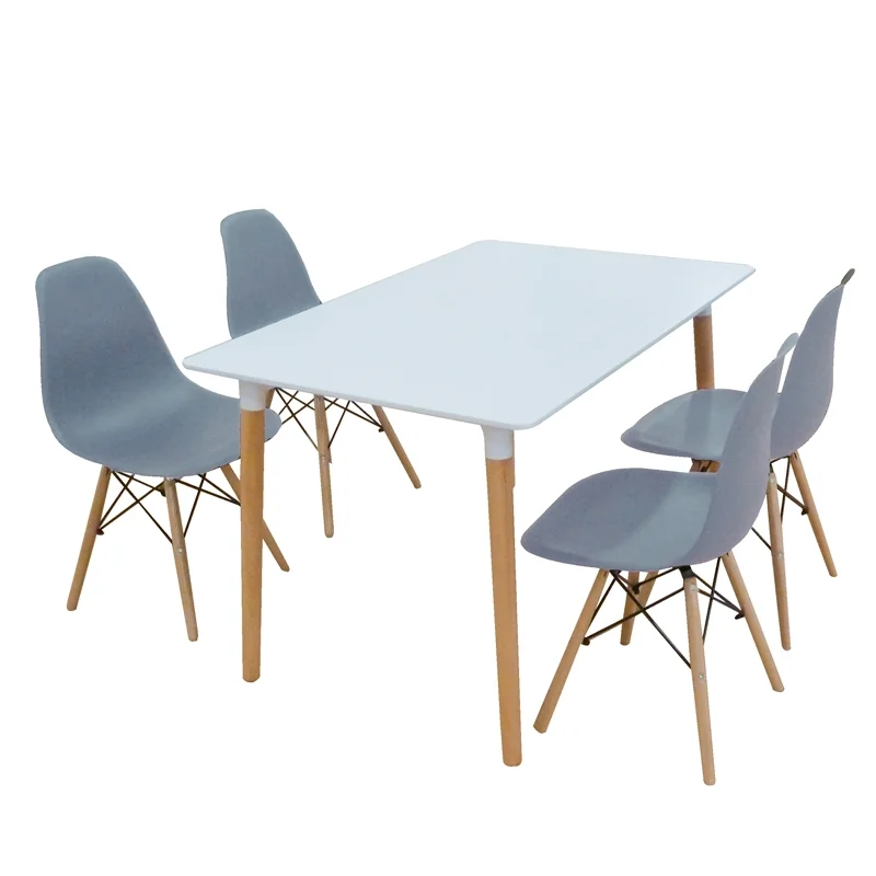 Φωτογραφία προϊόντος: Zita Plus Σετ Τραπεζαρίας Loft Grey Randy 5τμχ 120Χ80X72εκ.