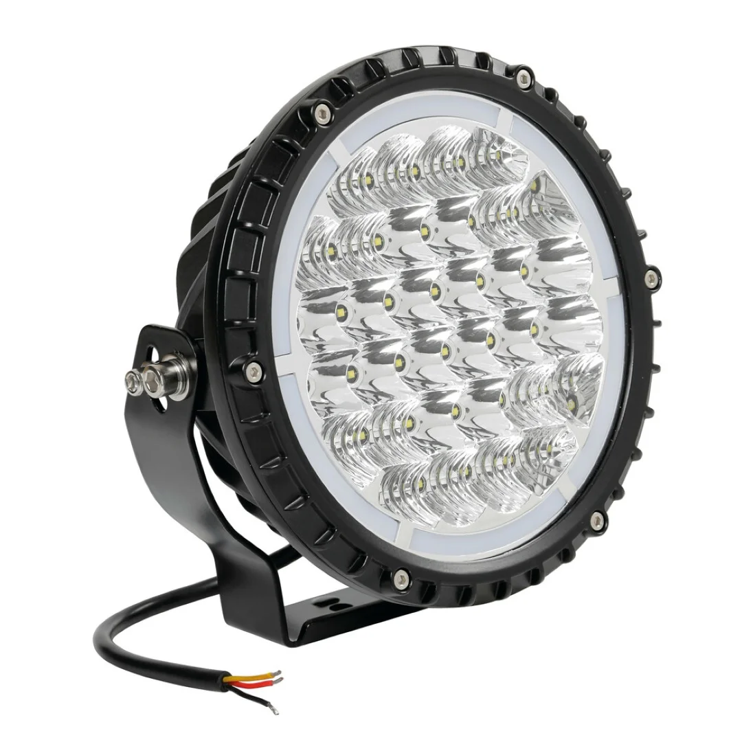 Φωτογραφία προϊόντος: Lampa ΠΡΟΒΟΛΕΑΣ BEXTAR 10>30V 62 LED 73W 6.500Κ 6080lm ΚΑΡΦΙ ΜΕ NEON ΘΕΣΕΩΣ ΣΤΡΟΓΓΥΛΟΣ (195x205x65 mm) -1ΤΕΜ. L7235.2