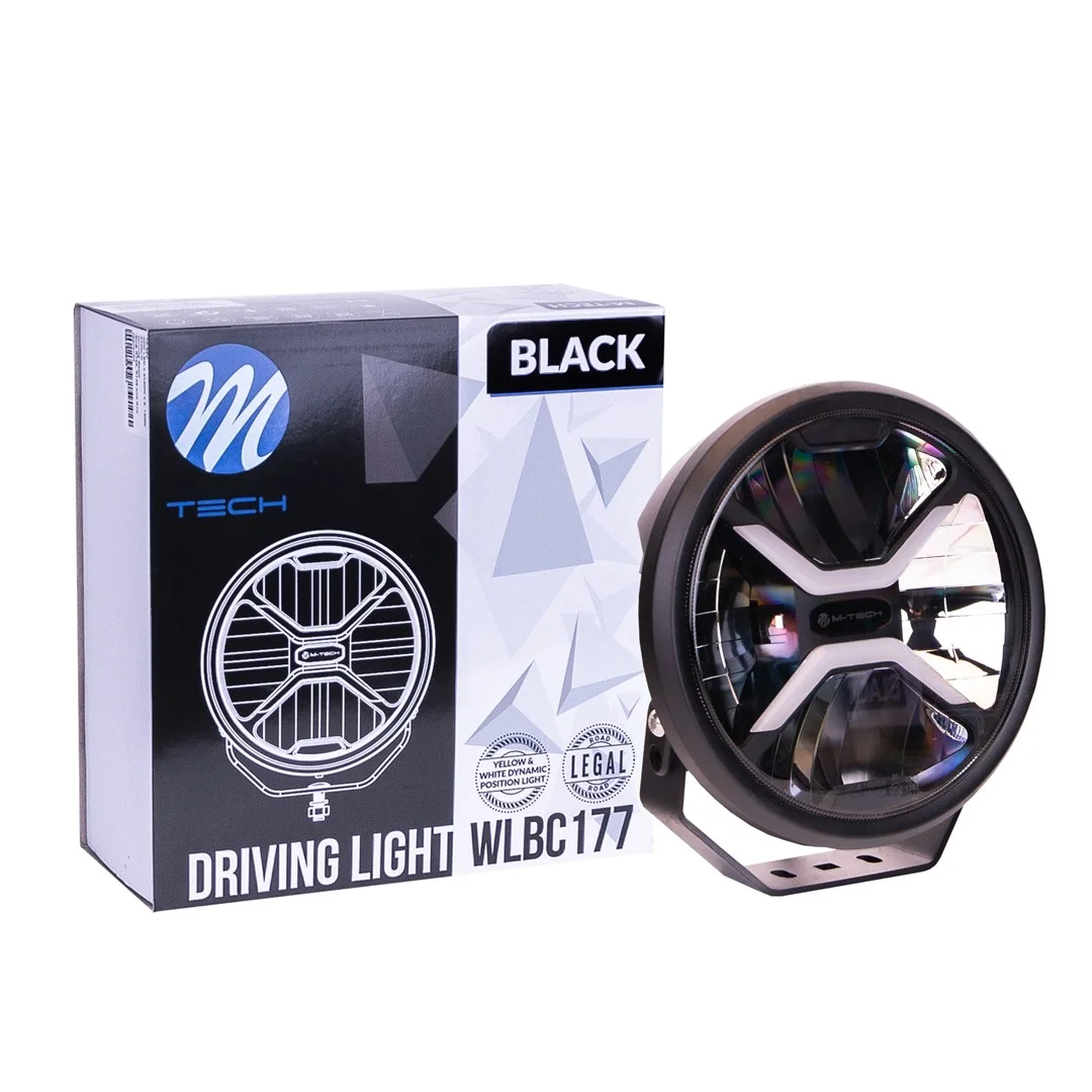 Φωτογραφία προϊόντος: M-tech ΠΡΟΒΟΛΕΑΣ ΣΤΡΟΓΓΥΛΟΣ DRIVING LIGHT BLACK SERIES LED 12-48V 80W 5.700K 11.000lm 220mm mTECH - 1 ΤΕΜ. WLBC177/MT