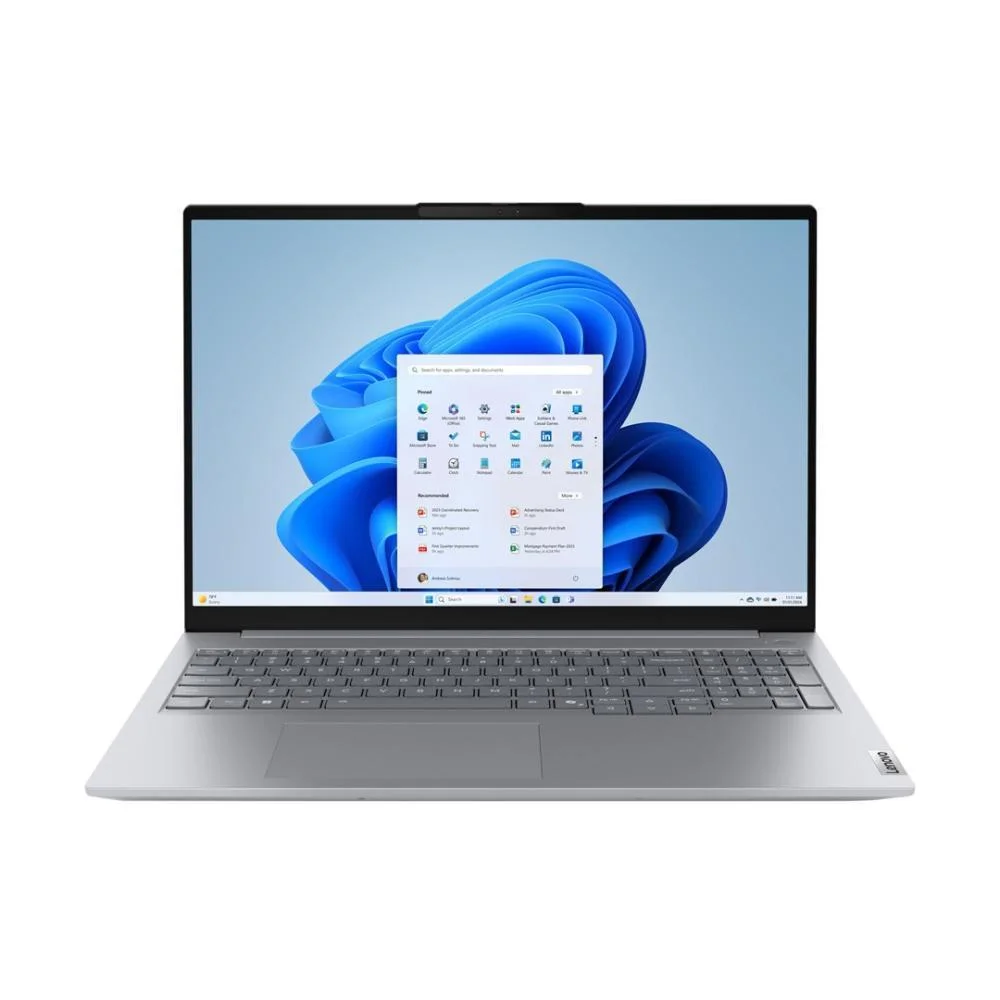 Φωτογραφία προϊόντος: Lenovo ThinkBook 16 G8 IAL Intel Core Ultra 7 255H Laptop 40.6 cm (16") WUXGA 32 GB DDR5-SDRAM 1 TB SSD Wi-Fi 6E (802.11ax) Windows 11 Pro English Grey