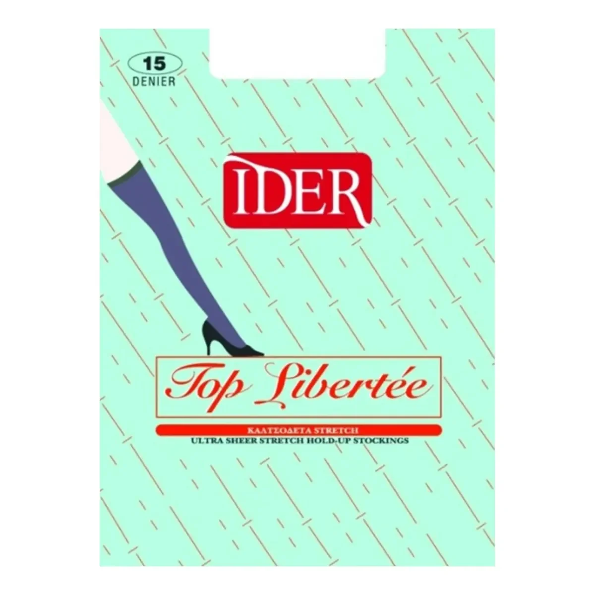 Φωτογραφία προϊόντος: IDER Καλτσοδέτα 15 Den Top Libertee stretch, Χρώμα Off Black