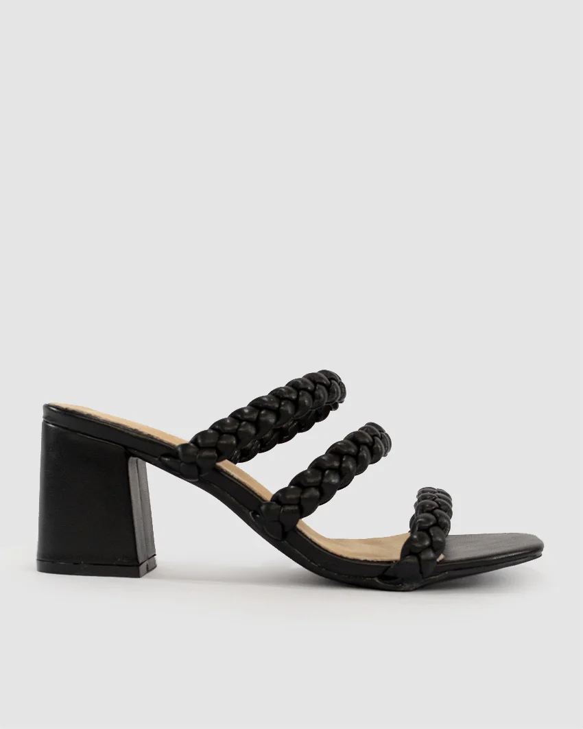 Φωτογραφία προϊόντος: Adam's shoes Γυναικεία mules- μαύρο