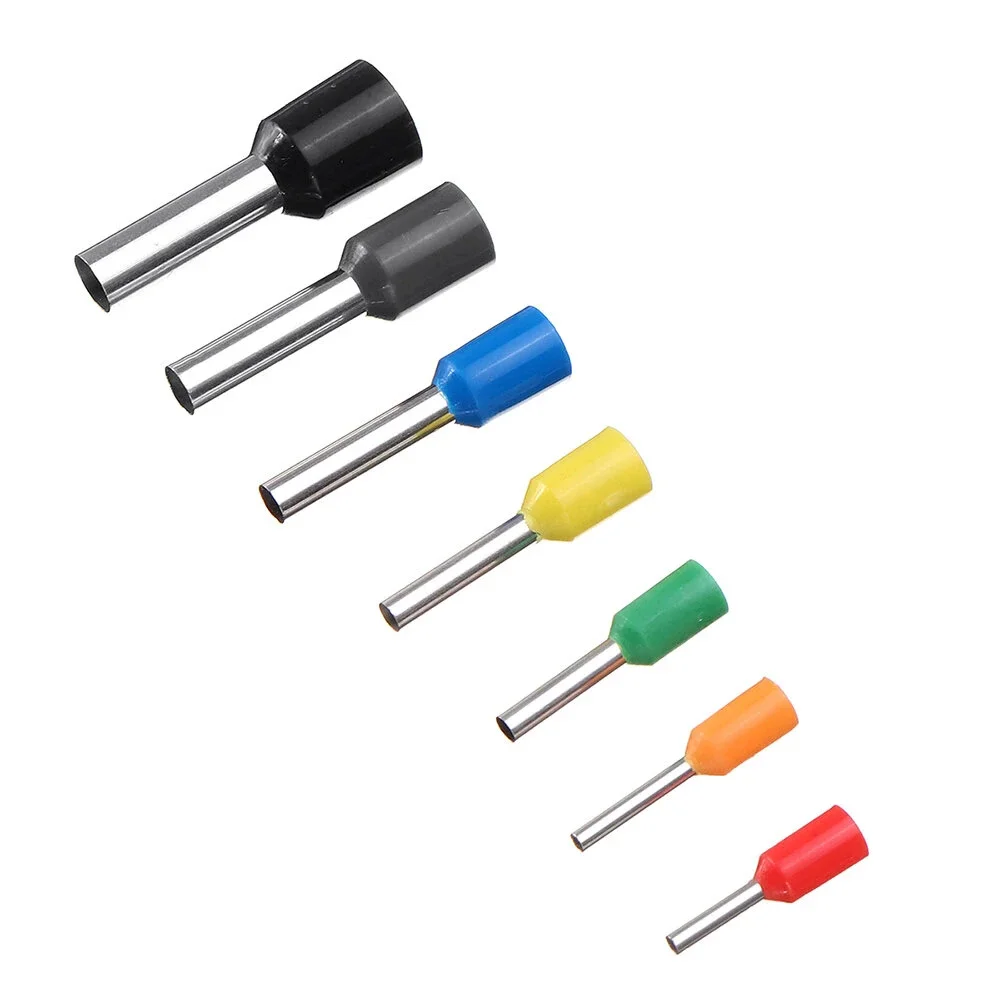 Φωτογραφία προϊόντος: CT04 400Pcs Wire Copper Crimp Connector Insulated Cord Pin End Terminal