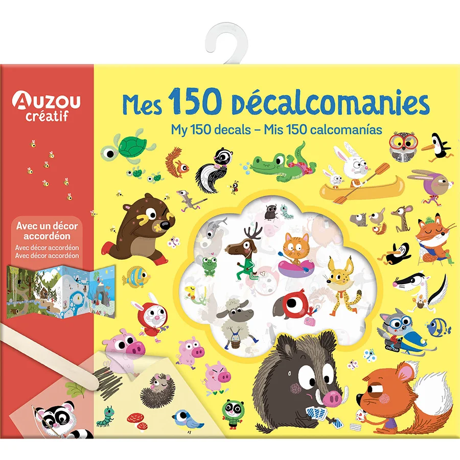 Φωτογραφία προϊόντος: Auzou My Little Artist s Activity Kit - My 150 Decals Δημιουργώ με Χαλκομανίες
