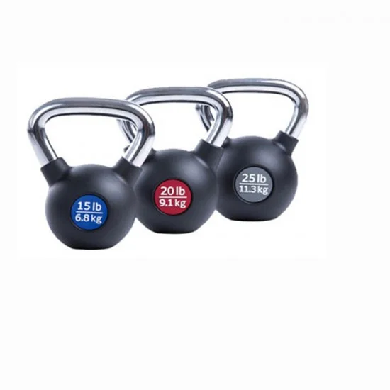 Φωτογραφία προϊόντος: Viking C-628 Rubber Kettlebell Λαβή Χρωμίου - 12.00 kgr