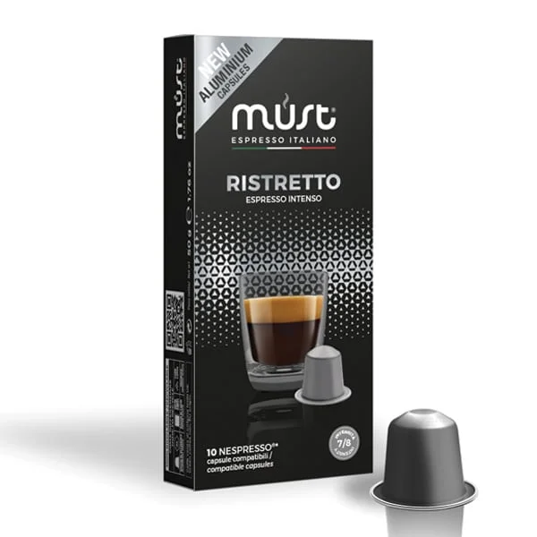 Φωτογραφία προϊόντος: Must Ristretto Aluminium 10 τμχ | Nespresso