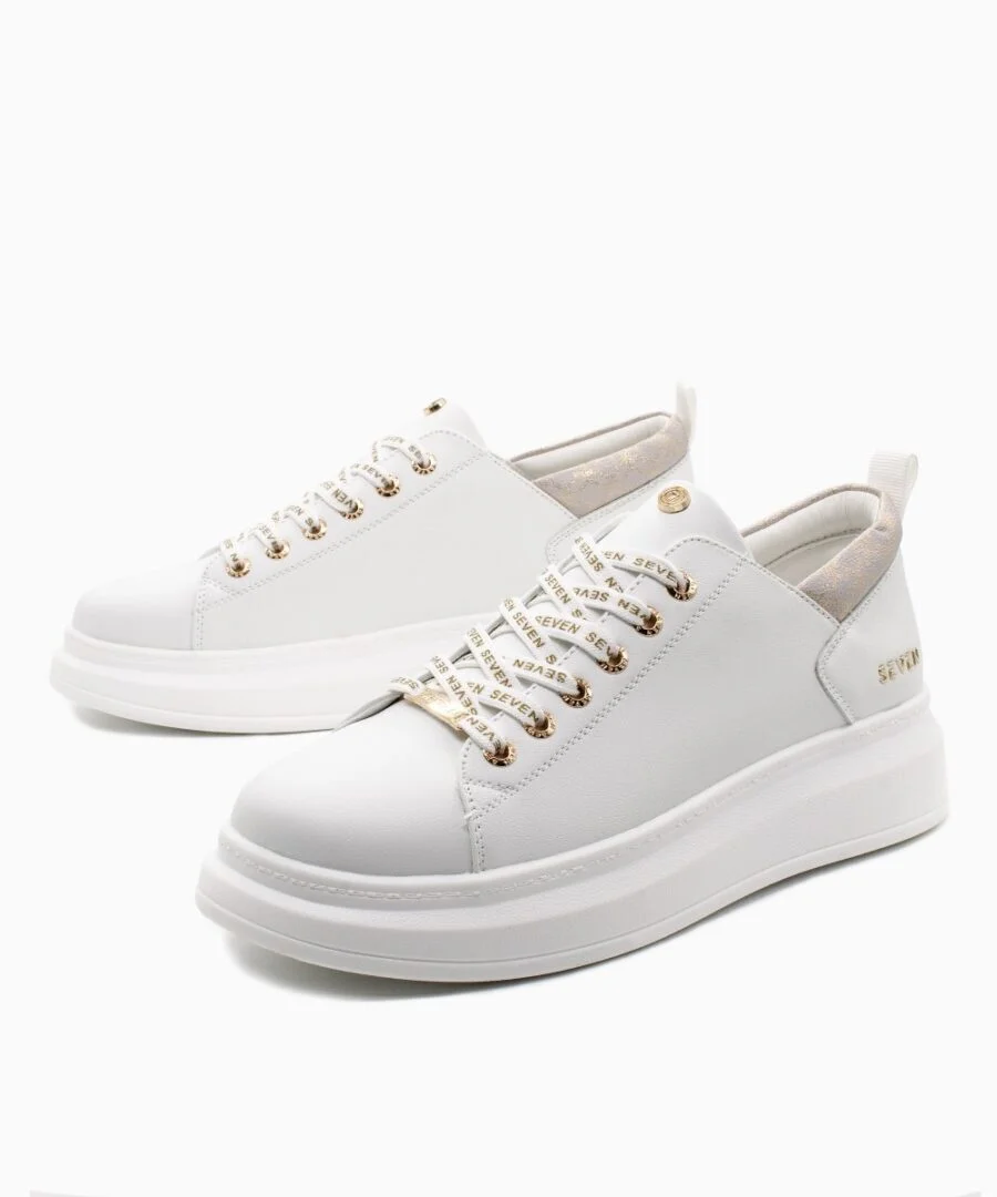 Φωτογραφία προϊόντος: SEVEN ΤΟΥ ΤΣΑΚΙΡΗ ΜΑΛΛΑ SEVEN Sneakers T119R205208E 205 White Platin