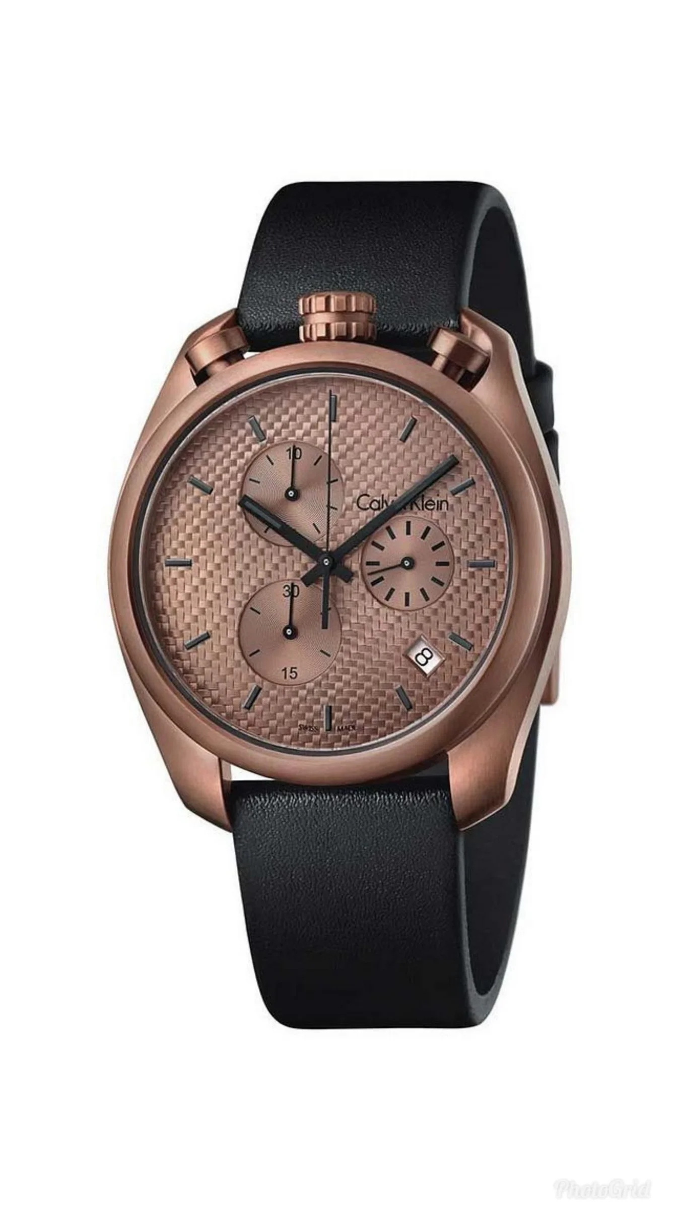 Φωτογραφία προϊόντος: CALVIN KLEIN Control Black Leather Chronograph K6Z17TCK