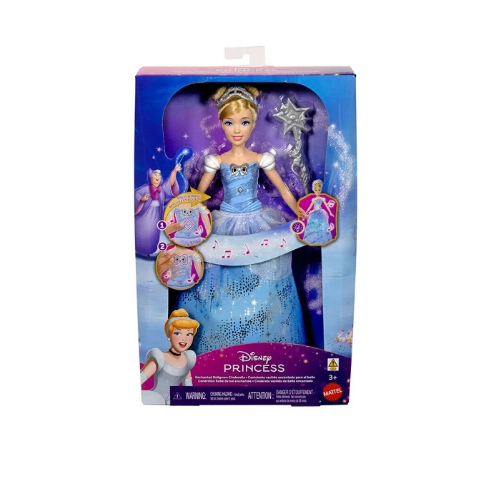 Φωτογραφία προϊόντος: Mattel Disney Princess-Σταχτοπούτα Με Μαγικό Ραβδί (JBF94)